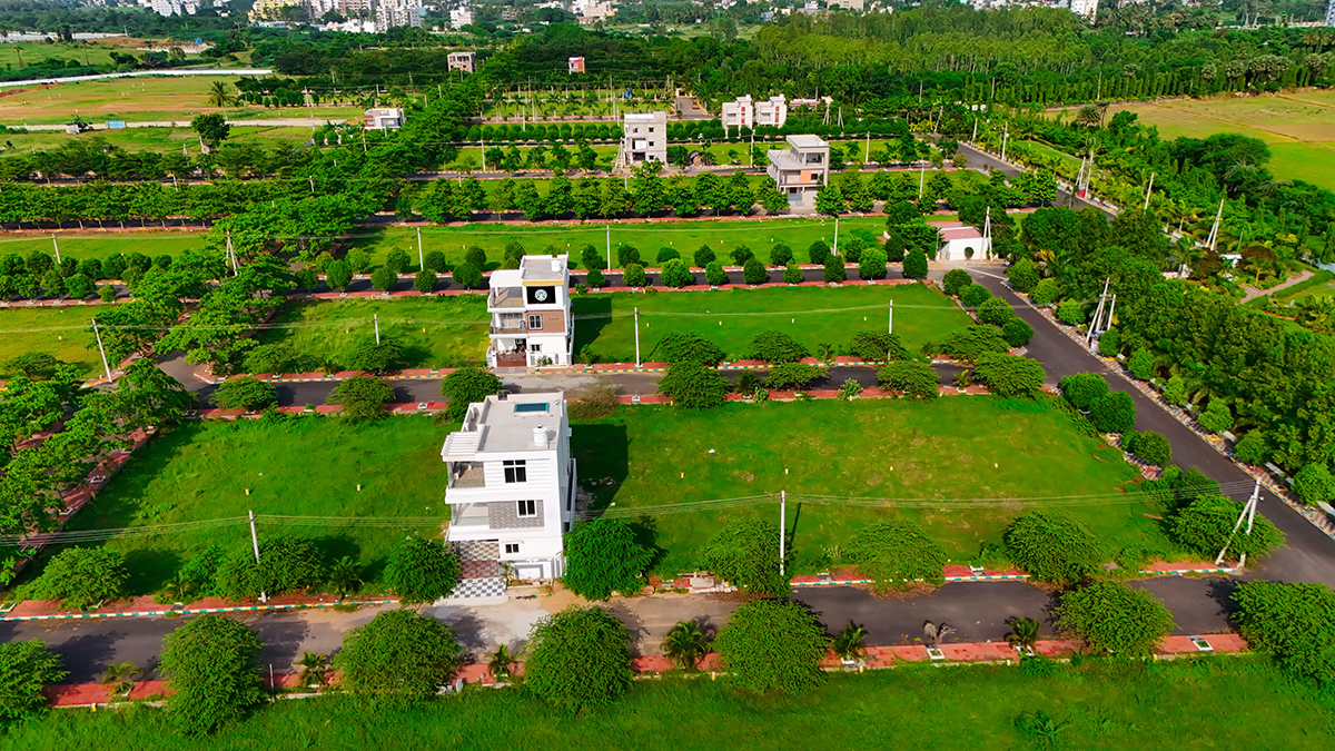 Aerial view no.2 of Lumbini Enclave