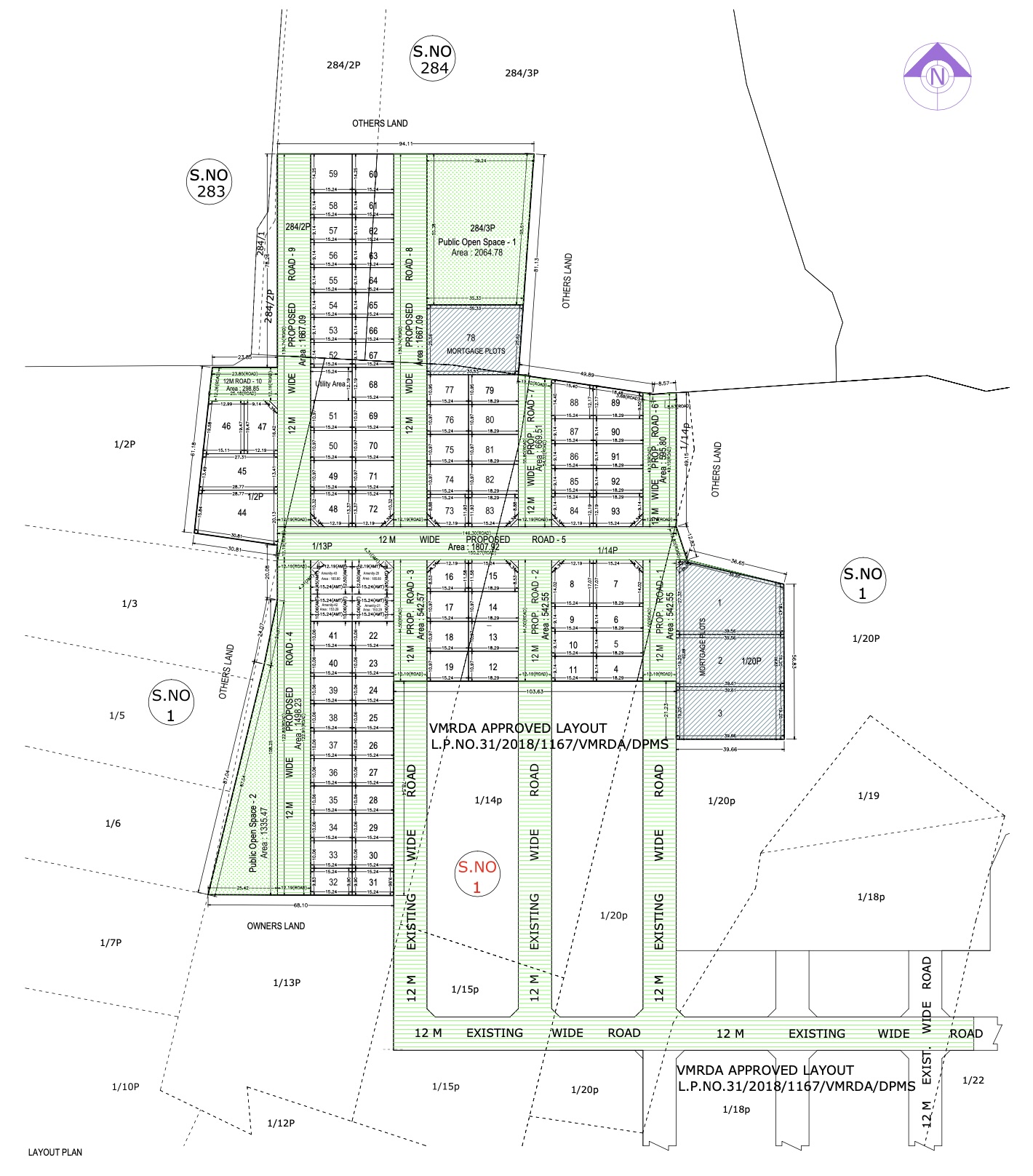 Phase 5 - Mahitha Estates - Layout